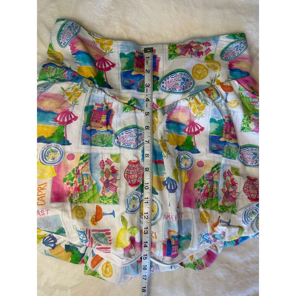 NWT Show me Your Mumu Celeste Skort Women's XL Fun Colorful Amalfi Coast - Picture 3 of 7